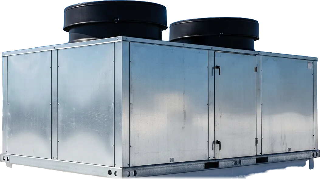 Unidad de azotea galvanizada con servicio de MC Systems en Austin